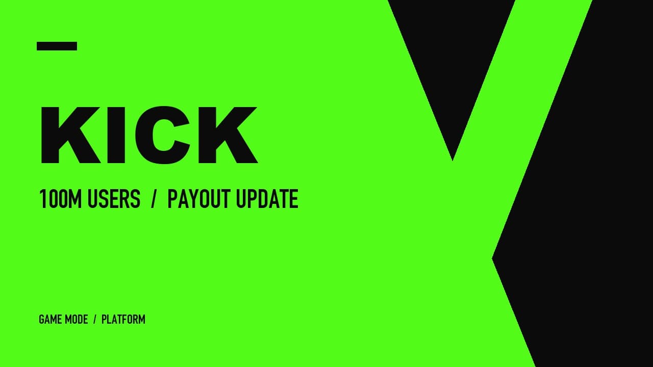 Kick Hits 100 Million Users but Faces a Payout Revolt