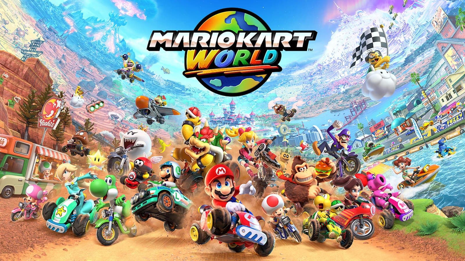 Mario Kart World Brings SNES Courses Into the Race
