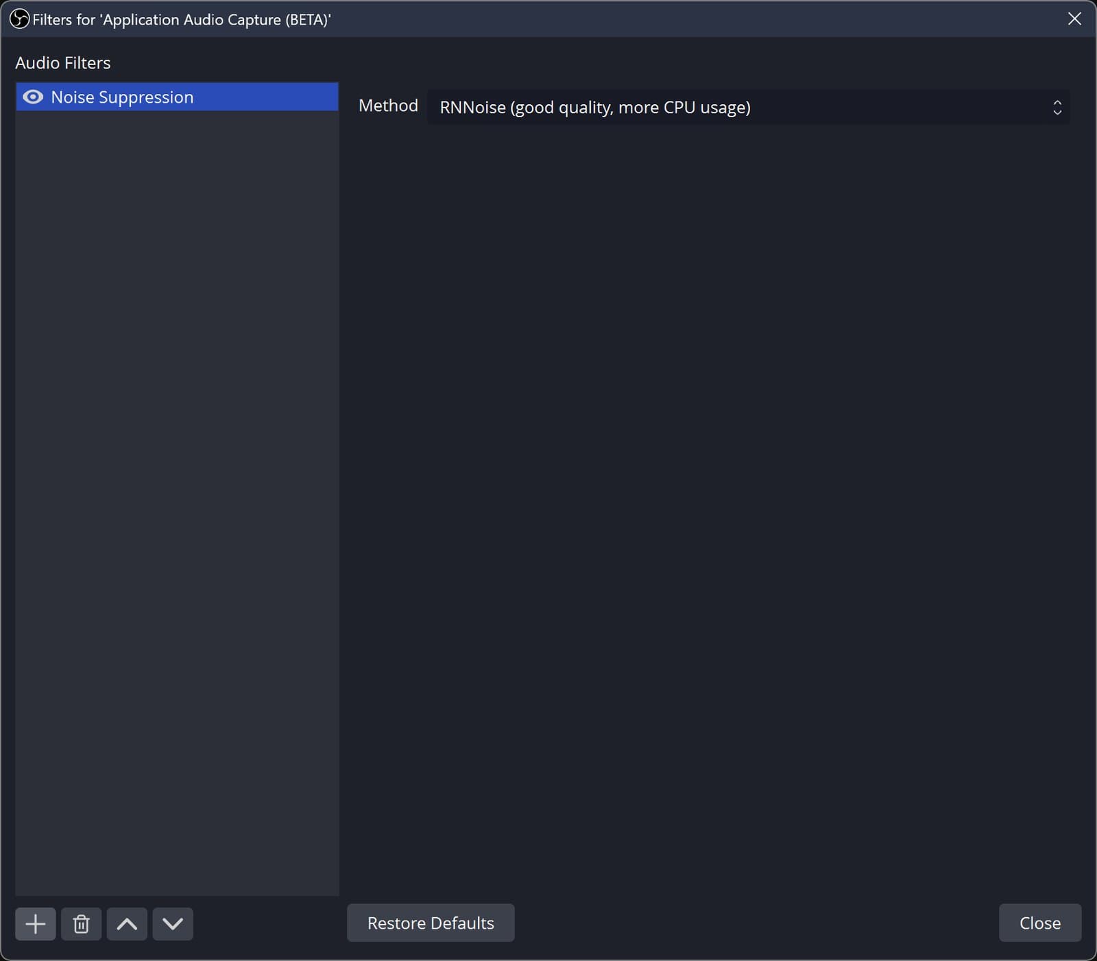 Cleaner Stream Audio Starts Before the Filter Stack