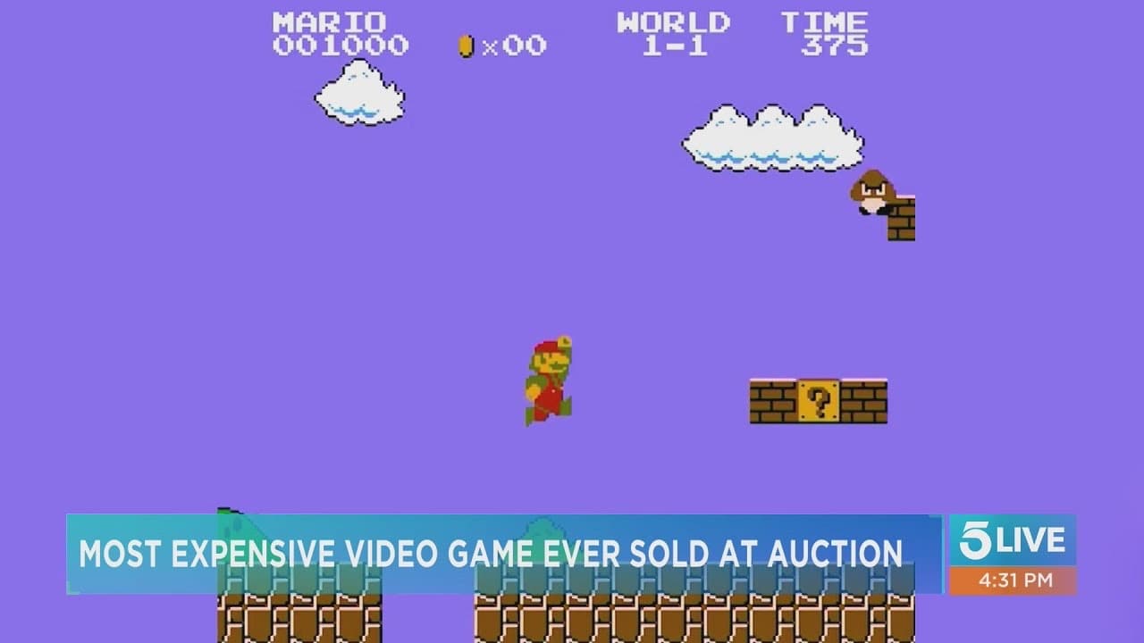 Sealed Super Mario Bros. Sells for a Record $3 Million
