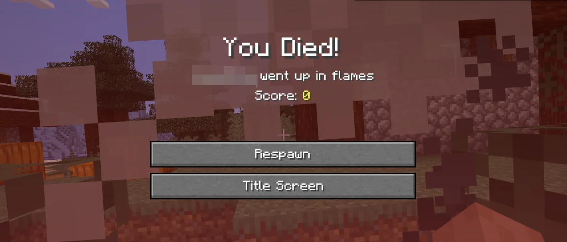Minecraft Death Recovery Starts Before You Lose Your Gear