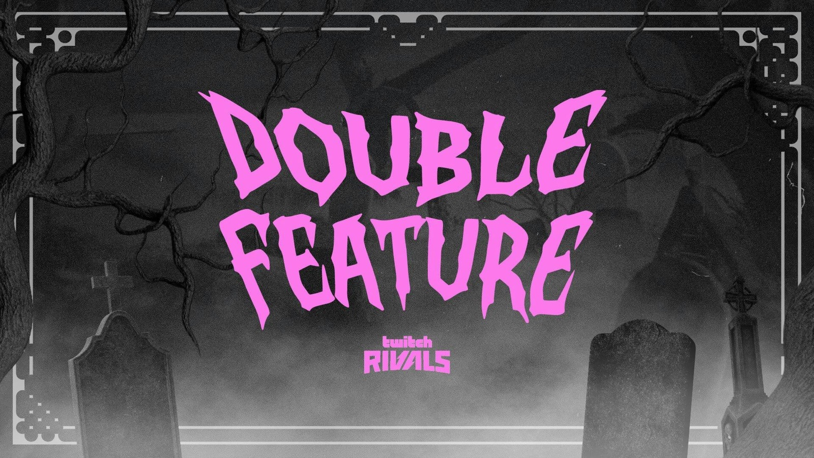 Twitch Rivals Double Feature artwork from Twitch’s Stream-o-Ween announcement